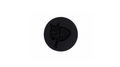 Logo/Picture- Round Leather Patch - Black to Silver