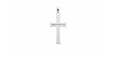 Stainless Steel Cross Pendant & Silver Chain