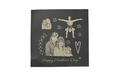 Vintage Black & White Laser Engraved Photo Paper