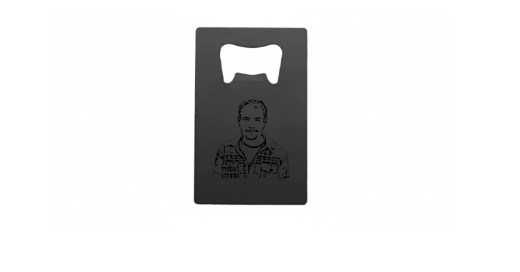 Black Credit Card Bottle Opener